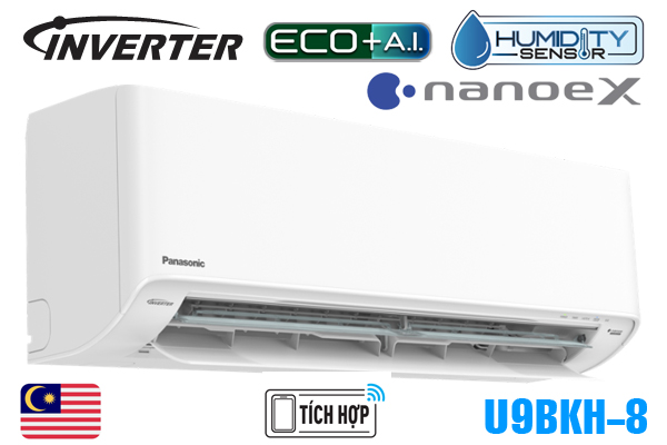 Điều hòa Panasonic inverter 1 chiều 9000 BTU U9BKH-8