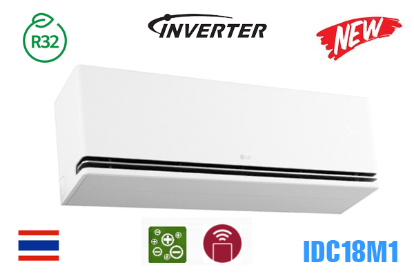 Điều hòa LG 1 chiều Inverter 18.000 BTU ion IDC18M1