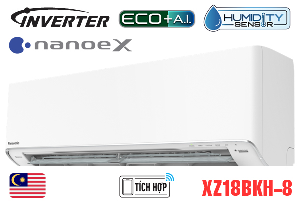 Điều hòa Panasonic 2 chiều inverter 18000 BTU XZ18BKH-8