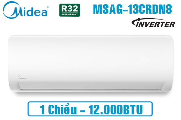 Điều hòa Midea inverter 1 chiều 12000 BTU MSAGII-13CRDN8
