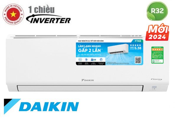 Điều hòa Daikin 1 chiều inverter 18000 BTU FTKB50YVMV/RKB50YVMV